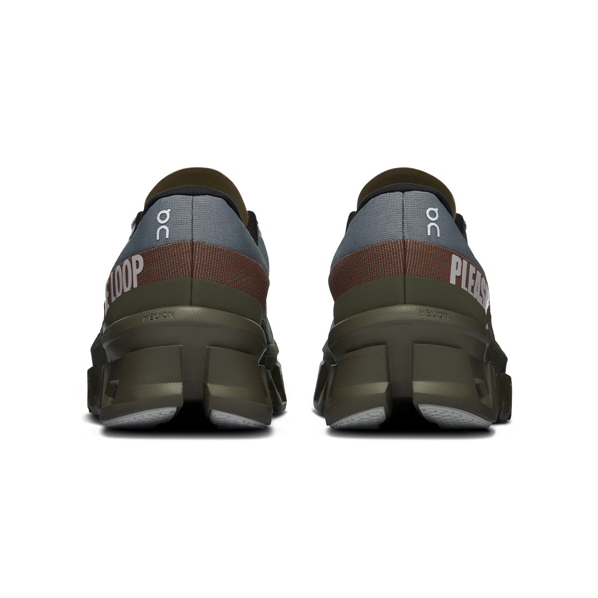 + PLEASURES + The LOOP Running Supply Cloudmonster 2 'Mist Olive'